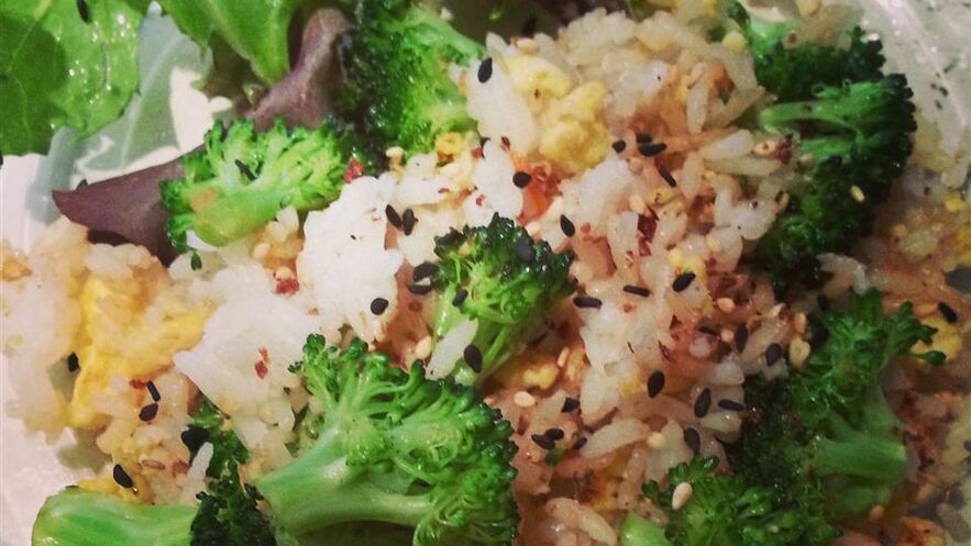 Рецепт риса с брокколи методом стир фрай