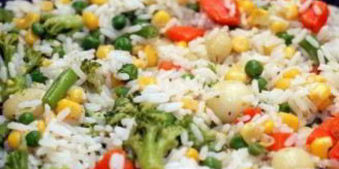 Рецепт риса с гавайской смесью