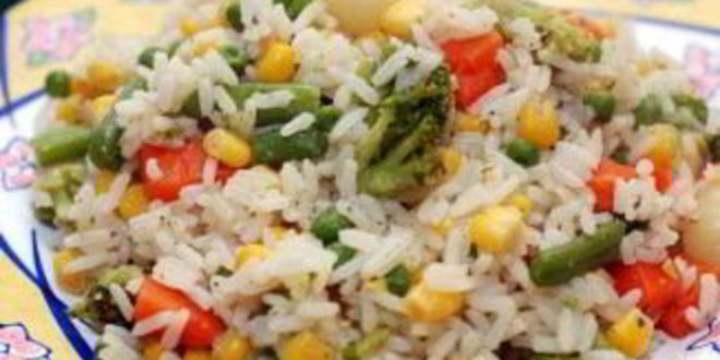 Рецепт риса с гавайской смесью