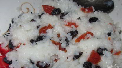 Рецепт Риса с изюмом на поминки