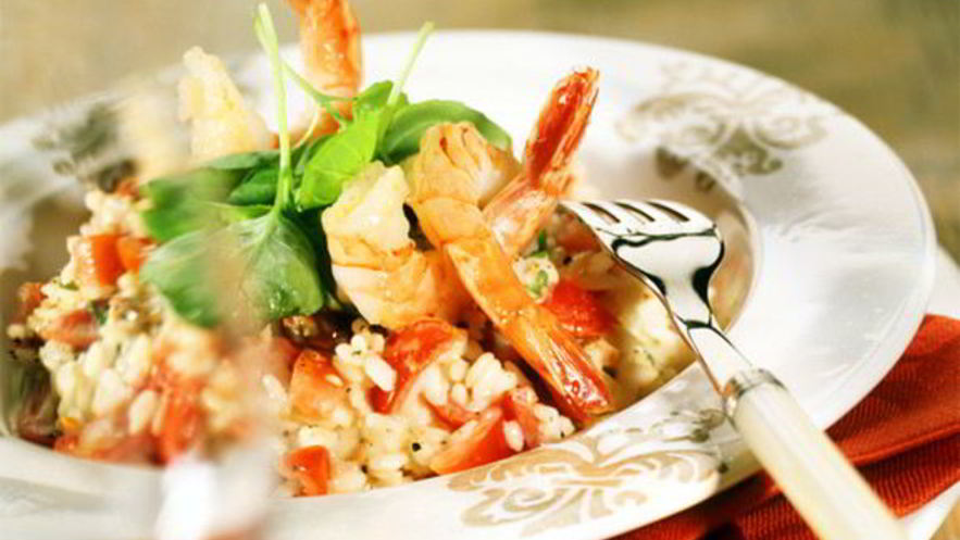 Рецепт риса с креветками в мультиварке