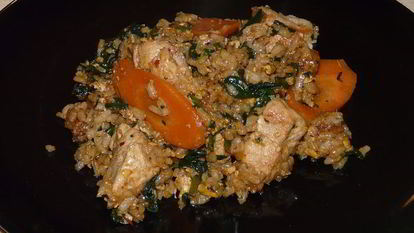 Рецепт Риса с курицей в азиатском стиле