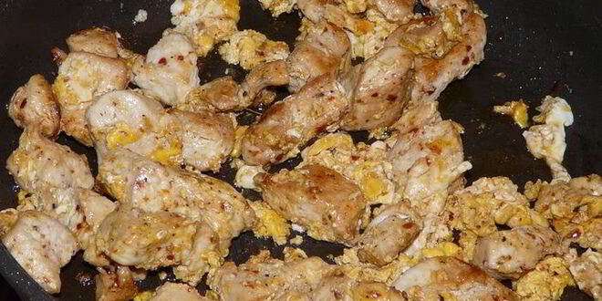 Рецепт риса с курицей в азиатском стиле