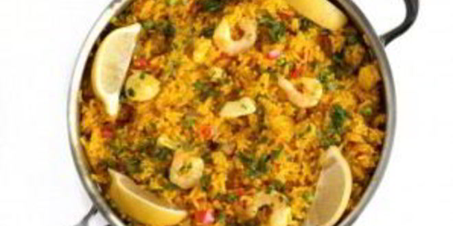 Рецепт риса с морепродуктами и овощами