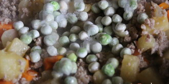 Рецепт риса с овощами и мясным фаршем