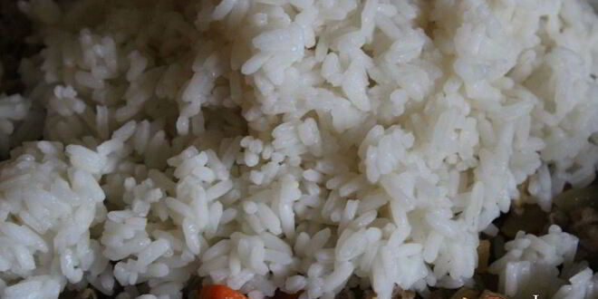 Рецепт риса с овощами и мясным фаршем