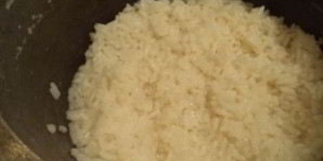 Рецепт сладкого риса с изюмом