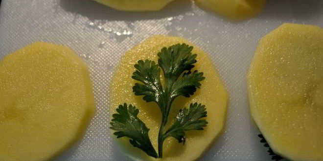 Рецепт жареного картофеля с петрушкой