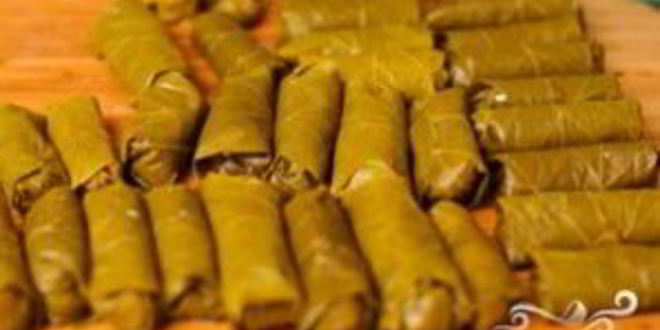 Рецепт долмы из виноградных листьев