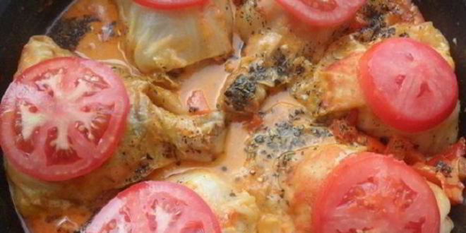 Рецепт голубцов на ножке