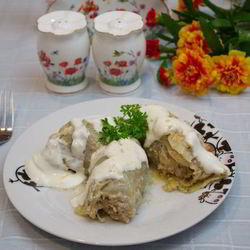 Рецепт Голубцов под сметанным соусом