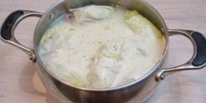 Рецепт голубцов под сметанным соусом