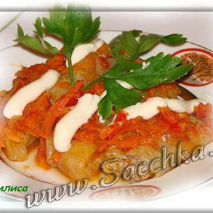 Рецепт Голубцов под томатно-морковным одеялом