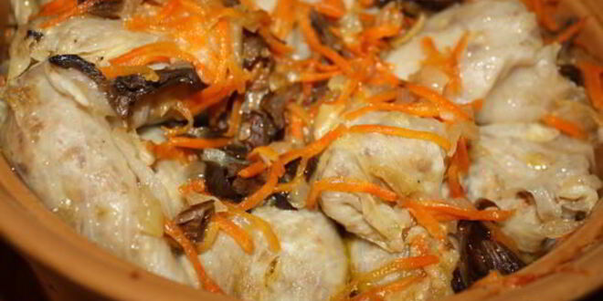 Рецепт голубцов с гречкой и картофелем