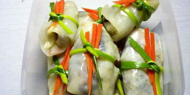 Рецепт голубцов с грибами и овощами