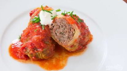 Рецепт Голубцов с капустой