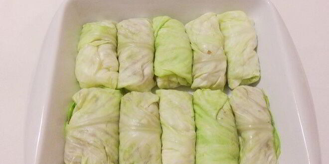 Рецепт голубцов с консервированной фасолью и грибами