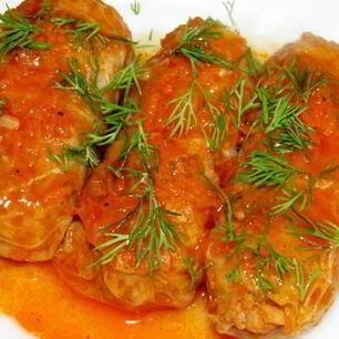 Рецепт Голубцов с куриным фаршем