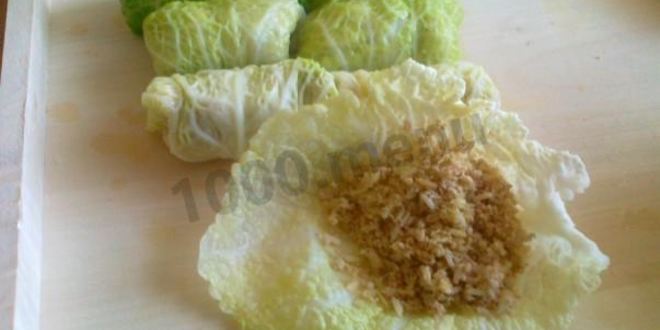 Рецепт голубцов с куриным фаршем