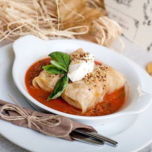 Рецепт Голубцов с овощным рататуем