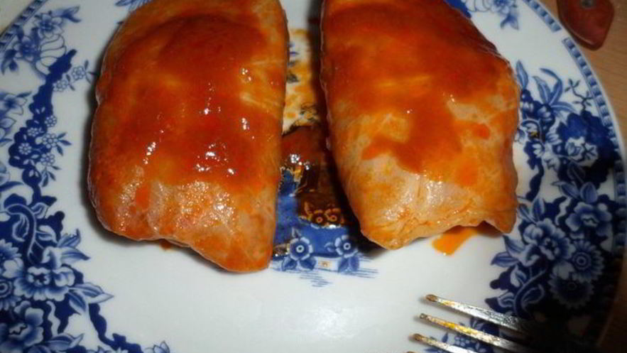 Рецепт голубцов с соусом