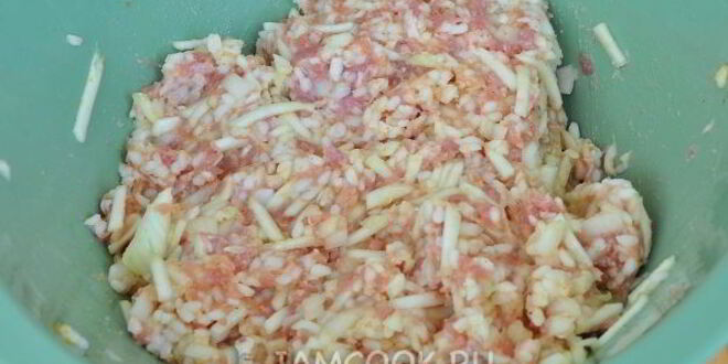 Рецепт голубцов со свиным фаршем и патиссонами