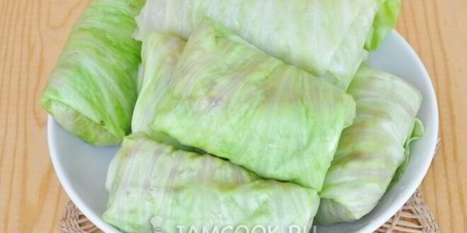 Рецепт голубцов со свиным фаршем и патиссонами