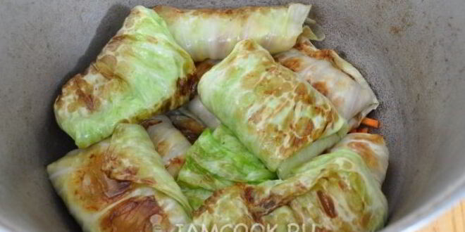 Рецепт голубцов со свиным фаршем и патиссонами