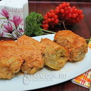 Рецепт Голубцов в духовке на противне