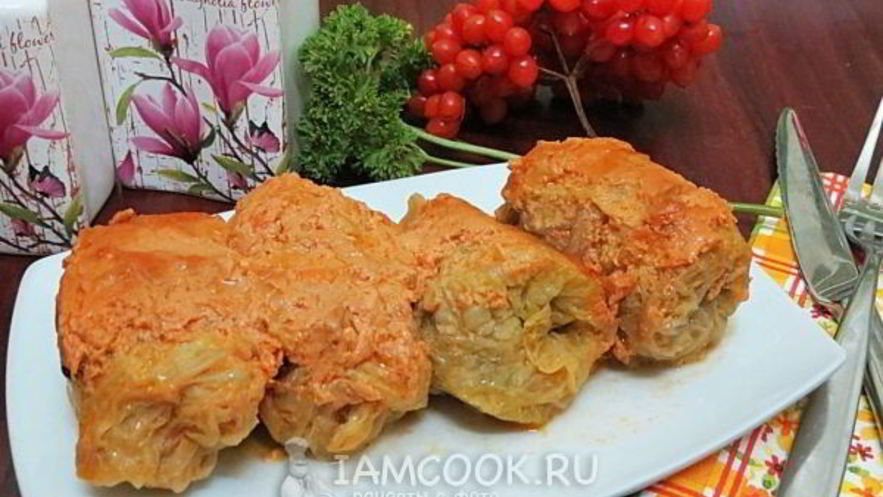 Рецепт голубцов в духовке на противне