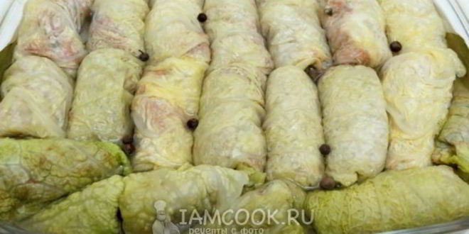 Рецепт голубцов в духовке на противне
