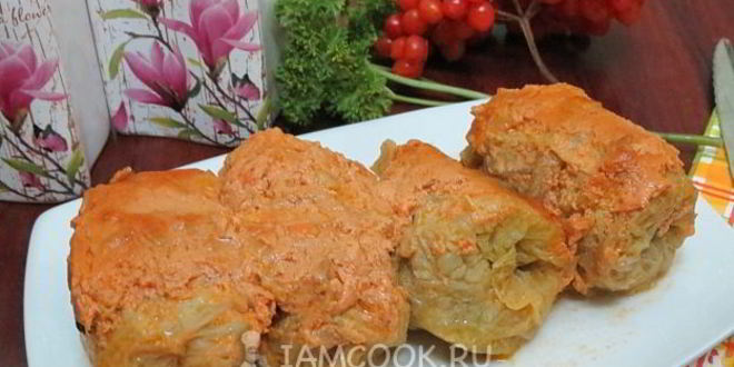 Рецепт голубцов в духовке на противне