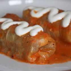 Рецепт Гречневых голубцов с грибным ассорти