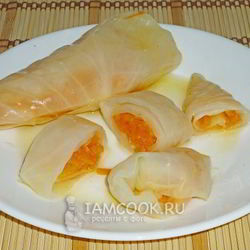 Рецепт Квашеных голубцов с морковью