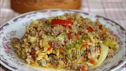 Рецепт Ленивых голубцов с булгуром