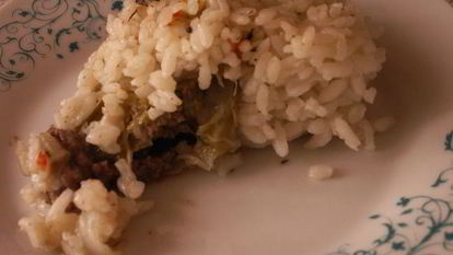 Рецепт Ленивых голубцов с маслинами