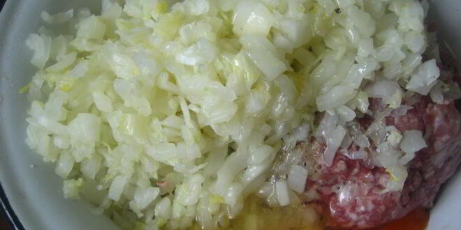 Рецепт ленивых голубцов с пекинской капустой