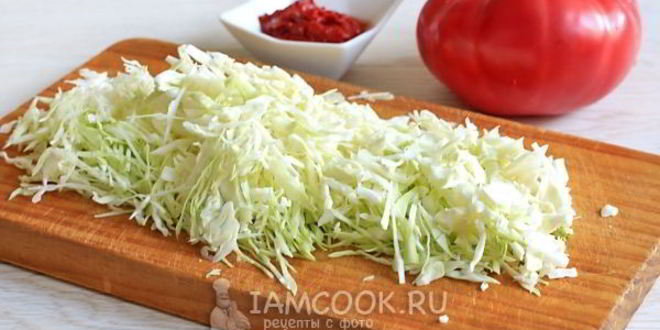 Рецепт ленивых голубцов с подливкой в духовке