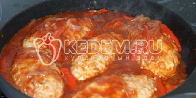 Рецепт ленивых голубцов в духовке