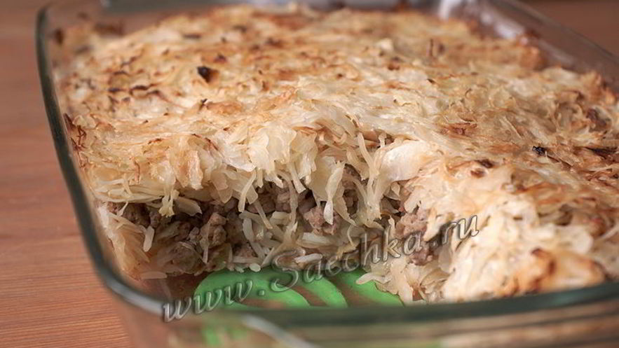 Рецепт ленивых голубцов