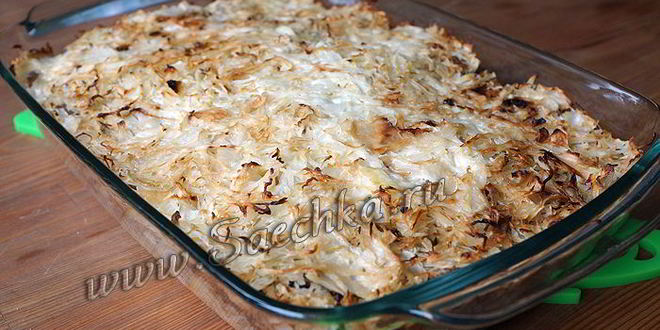 Рецепт ленивых голубцов