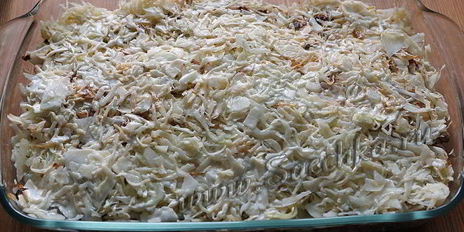 Рецепт ленивых голубцов