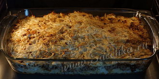 Рецепт ленивых голубцов