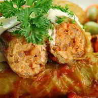 Рецепт Вкусных голубцов с рисом и свининой