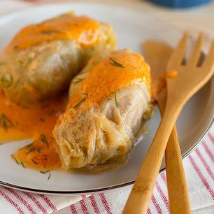 Рецепт Замороженных голубцов в микроволновке