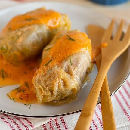 Рецепт Замороженных голубцов в микроволновке