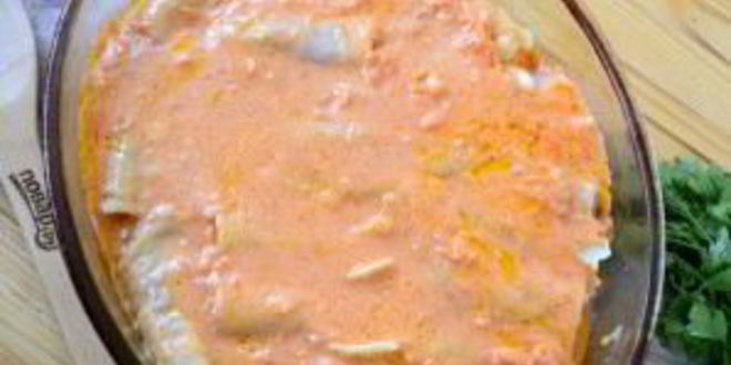 Рецепт запеченных голубцов в сметане и кетчупе