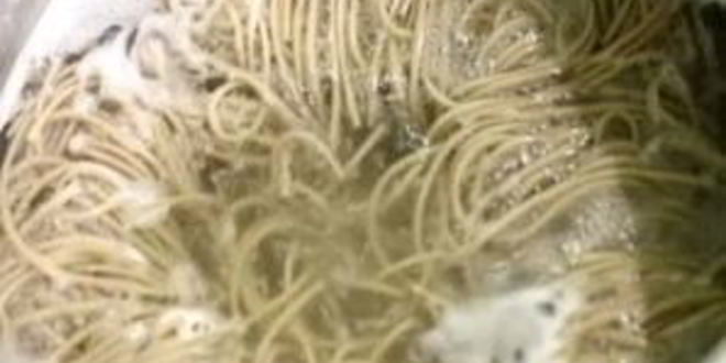 Рецепт гречневой лапши с курицей терияки