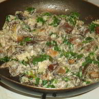 Рецепт Белых грибов, жаренных в сливках