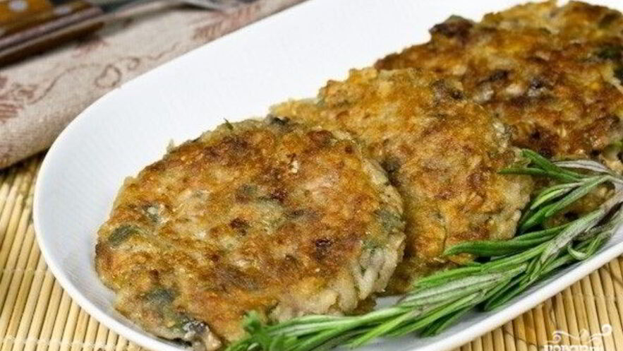 Рецепт биточков из шампиньонов